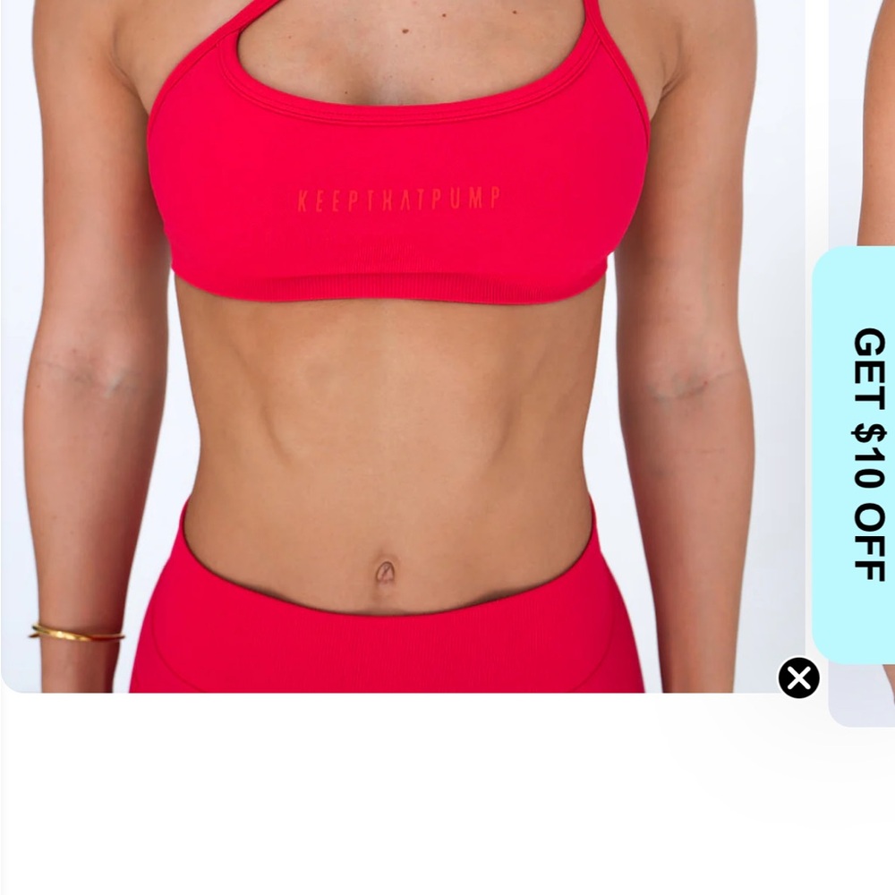 Vibrant Pink Sports Bra